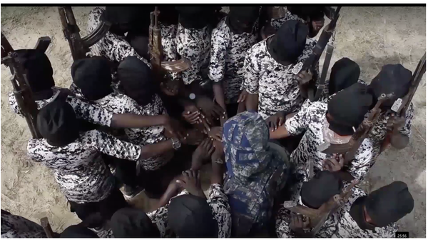 Islamic State In West Africa (ISWAP) Released Video Of 'Caliphate Cubs,' Aged 12-18, Receiving Combat, Religious Training, Executing Nigerian Soldiers